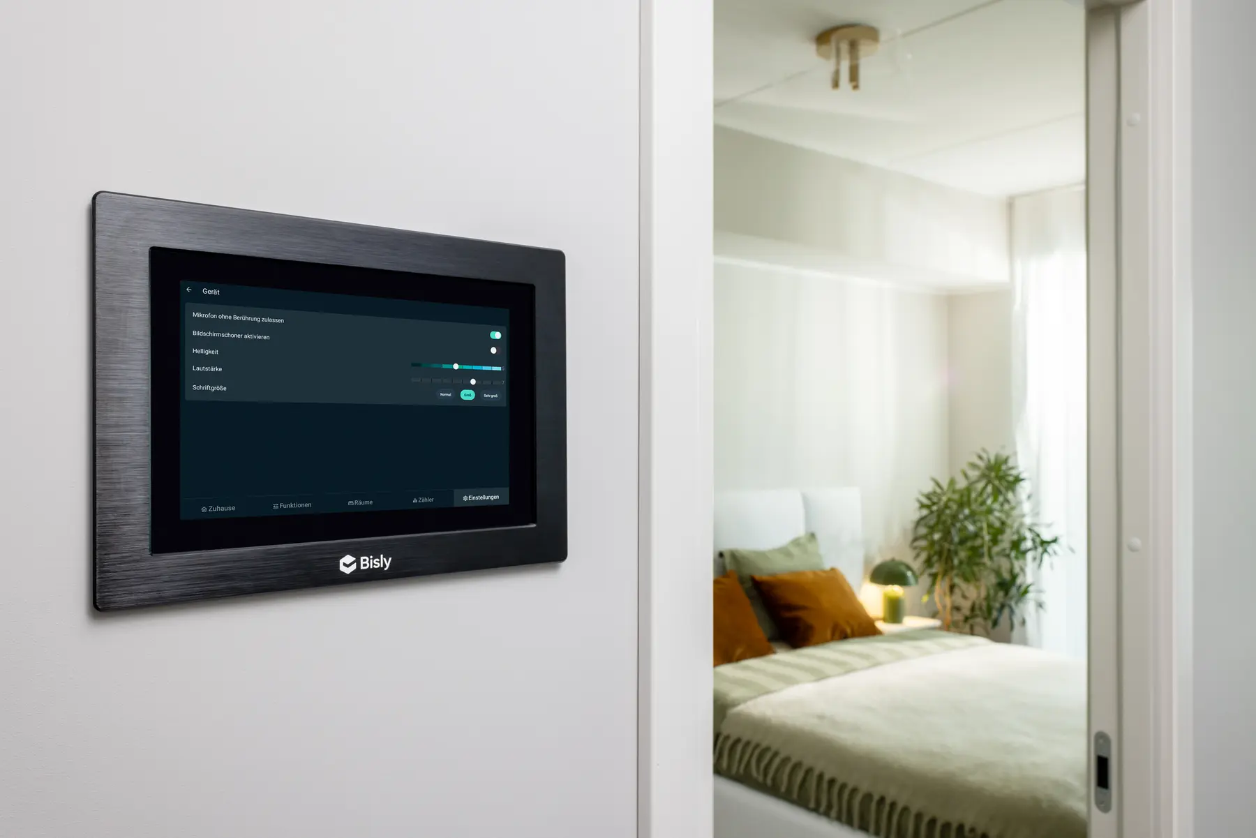 Building control settings interface