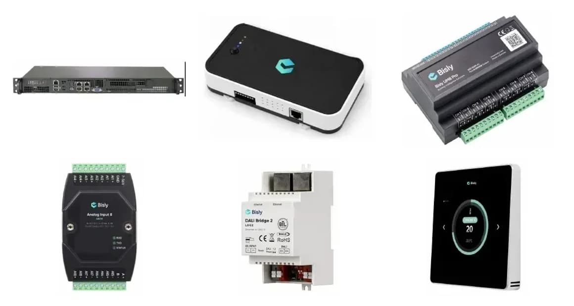 Bisly wired controllers and building automation modules
